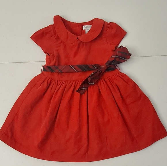 ❤ Red Polo Ralph Lauren Baby Girl Dress 18 month - Picture 6 of 7